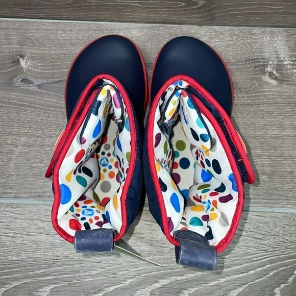 NEW Crocs Crocband II.5 Gust Navy Blue Red Little Boy Sz 1 Relaxed Fit Snow Boot - Picture 5 of 11